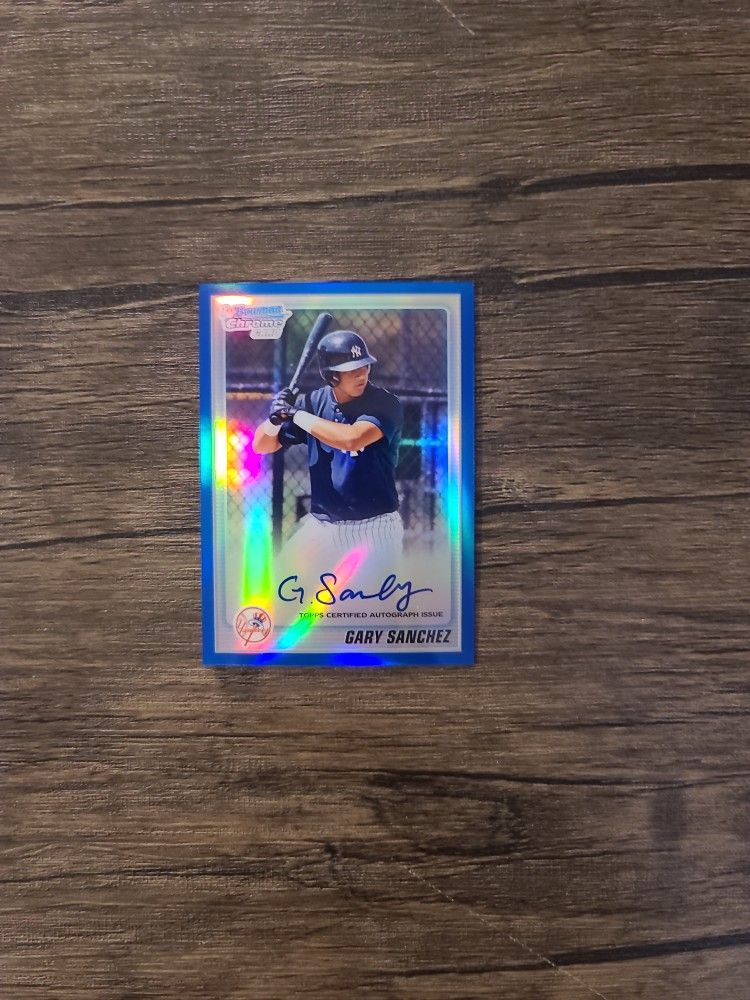 Gary Sanchez (First BOWMAN CHROME CARD)