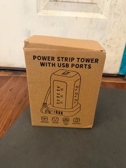Power Strip Tower with USB Ports