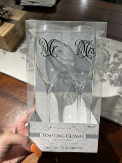 Mr & Mrs Champagne Flute