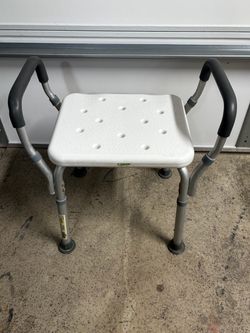 Shower chair adjustable bathtub