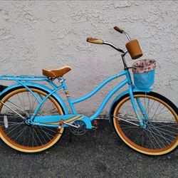 Women's huffy nel lusso 26" Beach Cruiser bike bicicleta basket