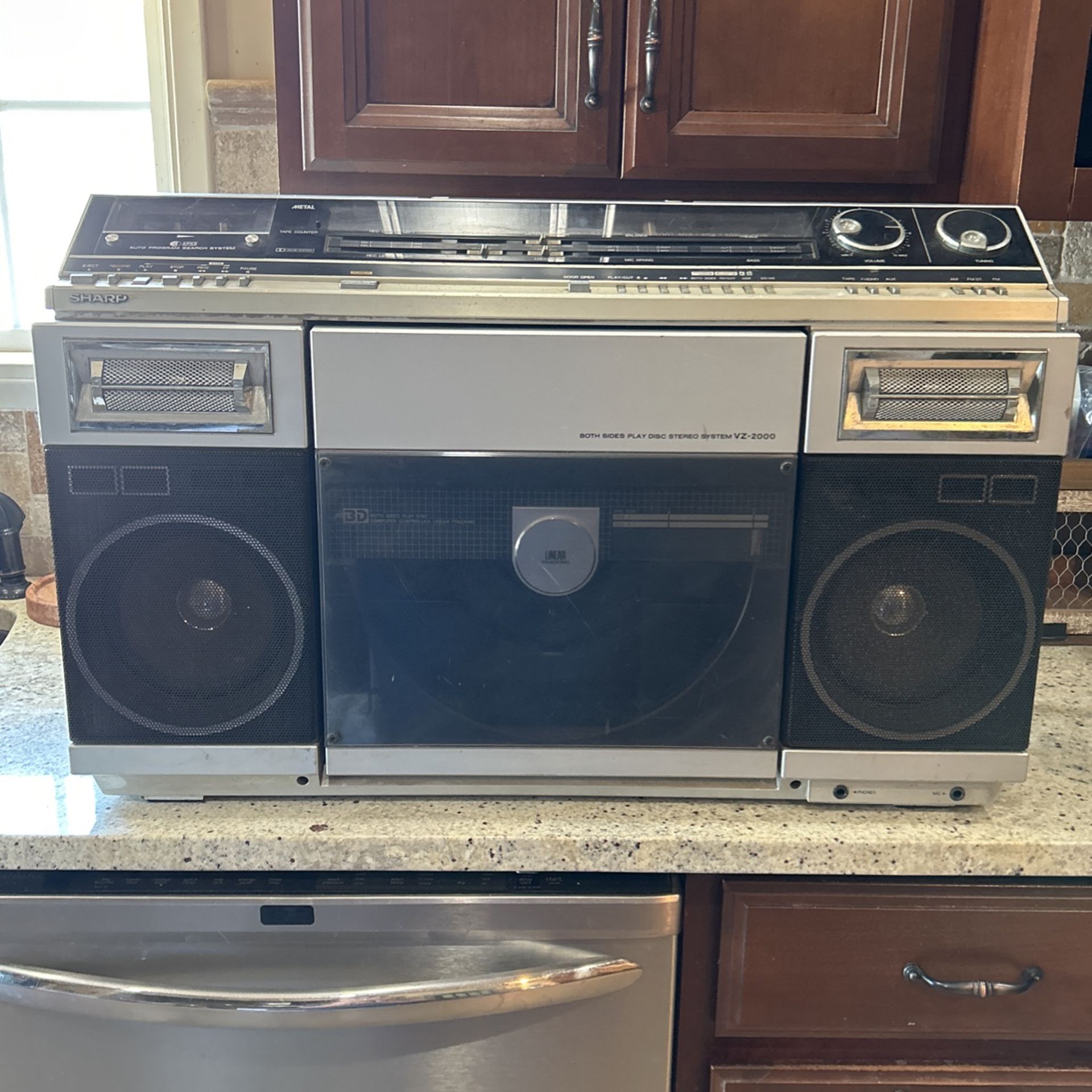 Sharp VZ-2000 Stereo System Boombox