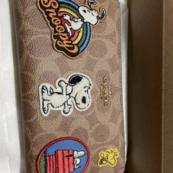 Coach x Snoopy wallet