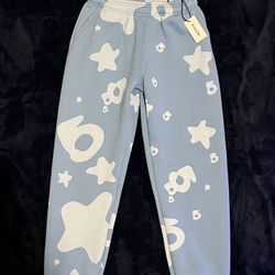 Sp5der Beluga V2 Sweatpants in 'Dusty Blue'