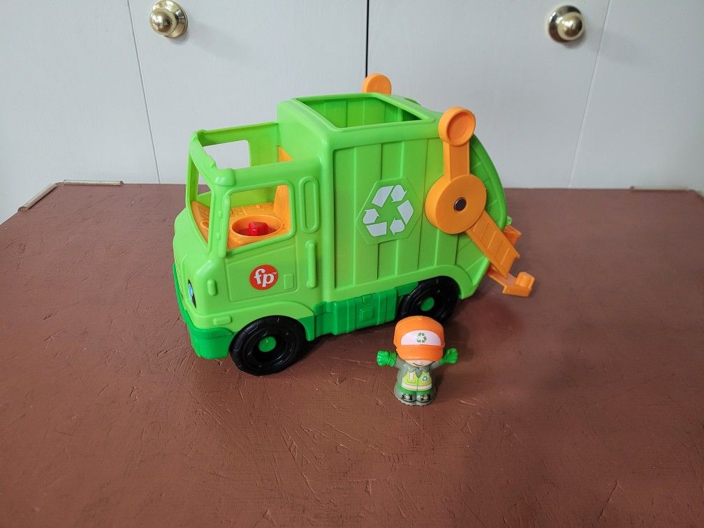 Fisher Price Little People Recycle Truck 