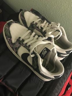 Womens Floral Tapestry Nike Dunk 10.5 / mens 9 $40