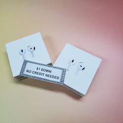 Apple AirPods 4 Bluetooth Headphones New - Only $1 Today Pay The Rest Later!