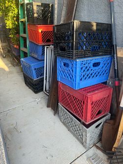 17 Milk Crates! $5 Each
