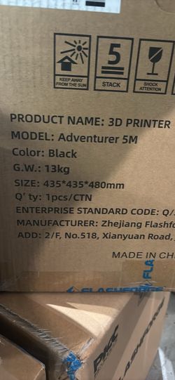 Flashforge Adventurer 5M 3D Printer