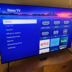 New! 65 Inch Roku 4K Smart TV! (Price Firm) (Also have Other TVs Available!)