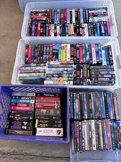 Media movie vhs /dvd bundle
