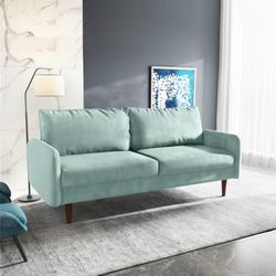 71” Light Blue Couch 🛋️ Brand New In Box 📦 