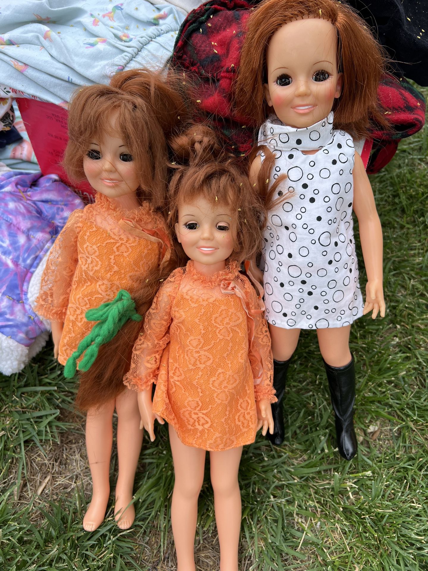 1970’s Vintage Dolls With Retractable Hair. 