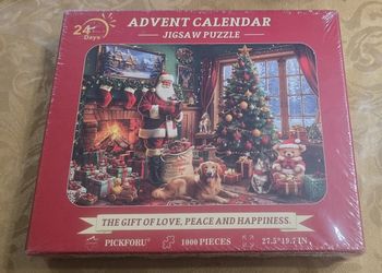 24 Day Christmas Calendar 1000 Piece Jigsaw Puzzle