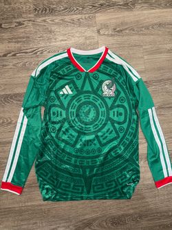 Mexico 2026 World Cup Long Sleeve Jersey Green