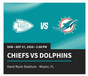 Miami Dolphins v Kansas City Chiefs
