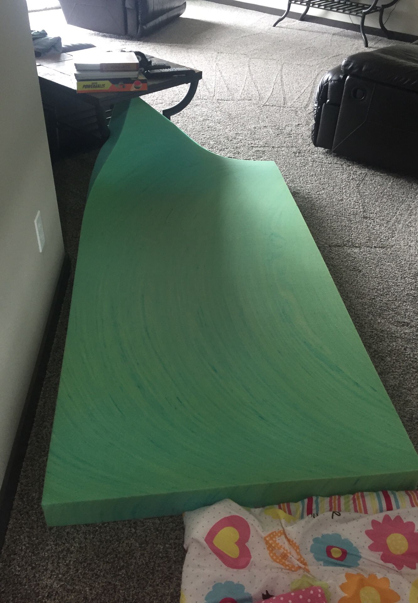 Twin foam mattress pad