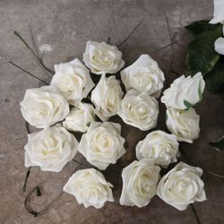 Light Beige Silk Flowers