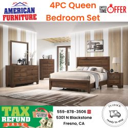 4PC Queen Bedroom Set
