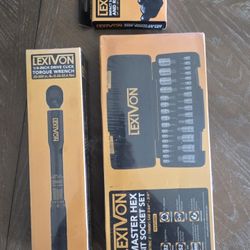 Master Hex Socket Set, Torque Wrench & Reducer
