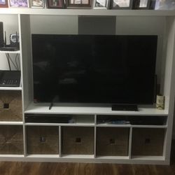 White TV wall Unit Only