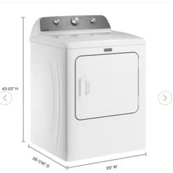 Maytag 7. 0 cu. ft. Vented Gas Dryer in White