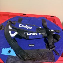 cookies duffle bag royal blue