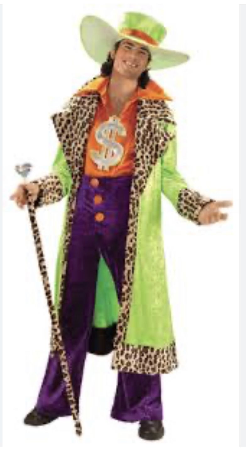 Big Daddy & Big Monna Pimp Costume
