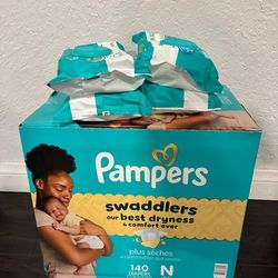 Newborn Diapers and wipes