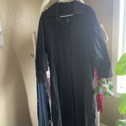 Rain Coat Black Trench Coat 