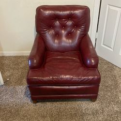 Red Leather Couch