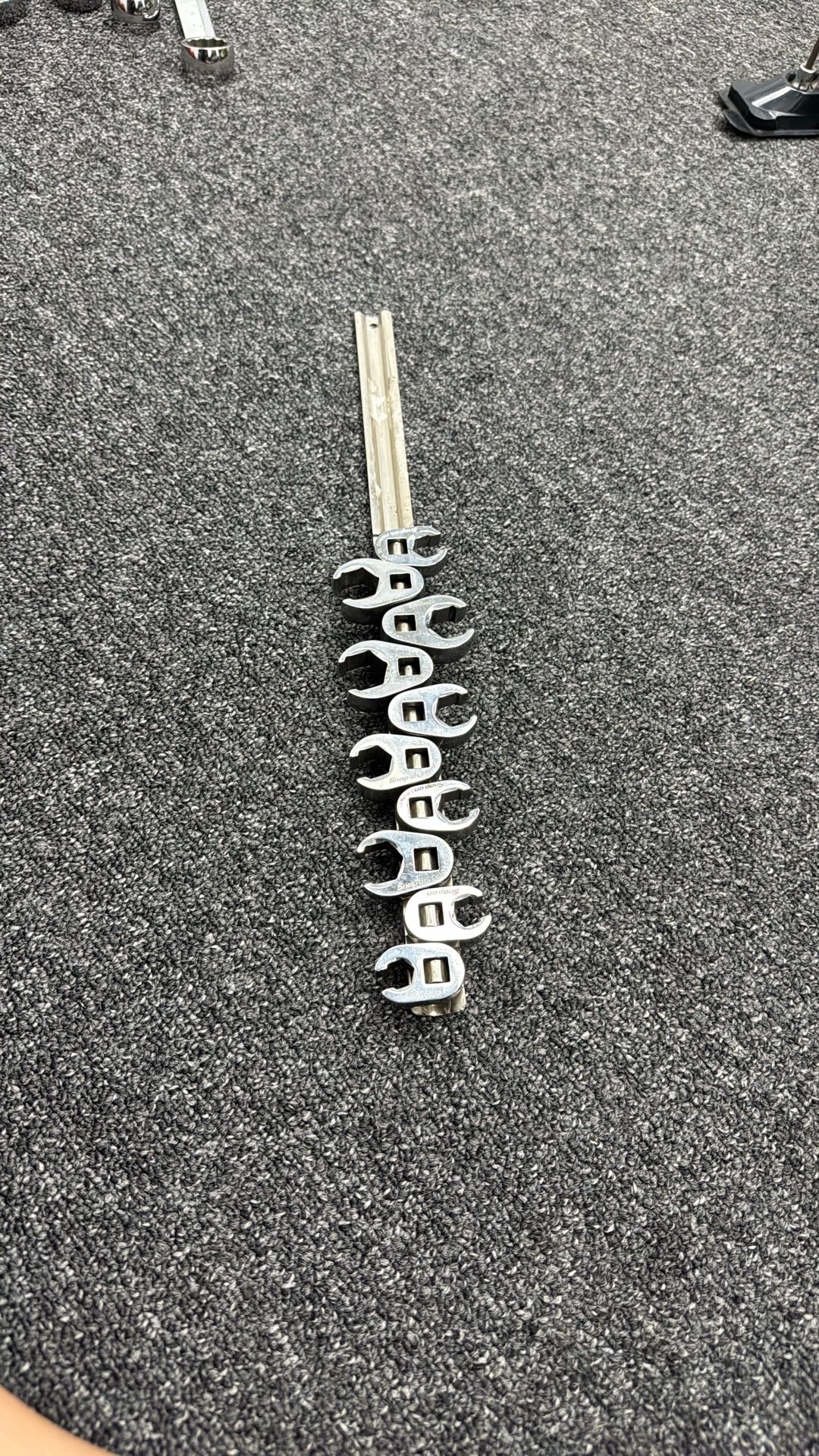 Snap-On Tools SAE Open-End Flare Nut Crowfoot Wrench Set 10 Piece