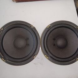 Pair Of 6.5" Woofers Raw Driver Speakers 