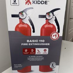 Home 1-A:10-B:C Class ABC 2.5 lb. Fire Extinguisher 2-Pack (contact info removed)2