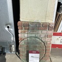 Set Of 3 Glass Pieces 