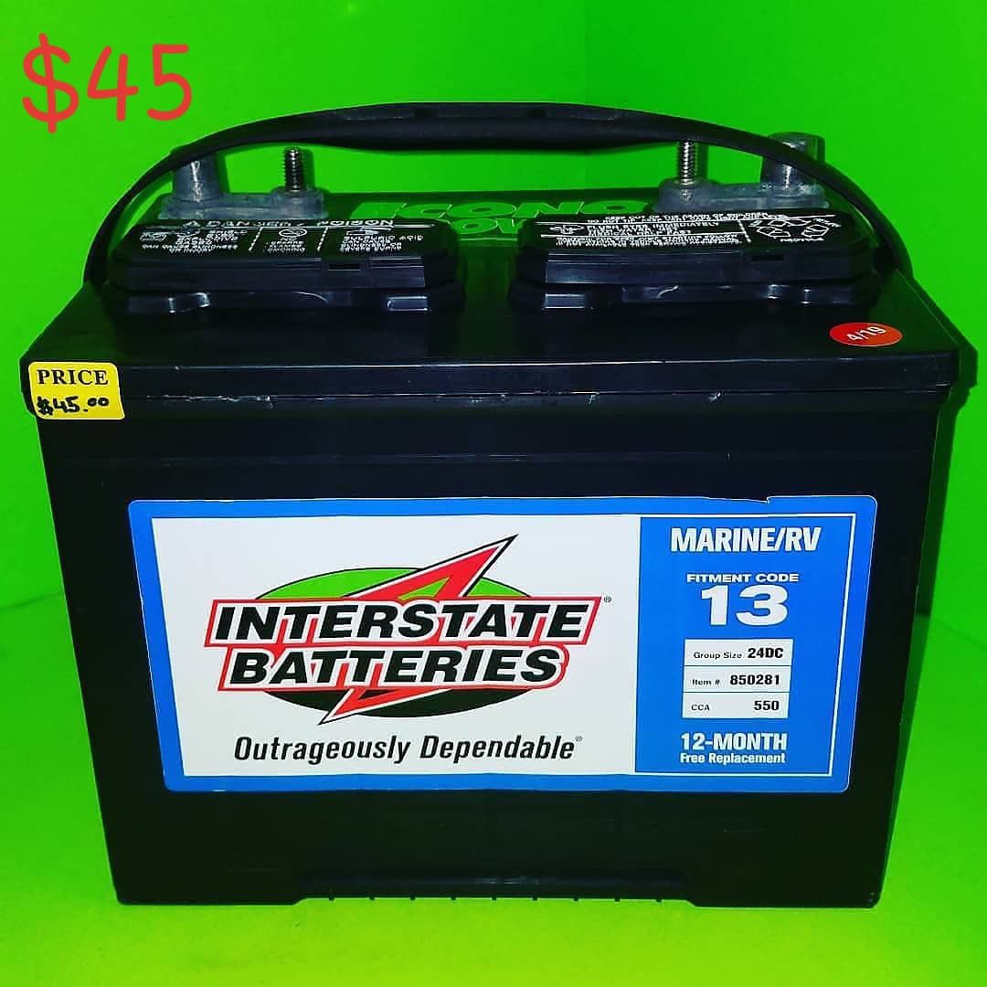 Deep Cycle Marine▪RV▪Battery▪$45 w/exchange