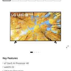 LG 86UQ7590PUD 86" Class (85.6" Diag.) 4K Ultra HD Smart LED TV