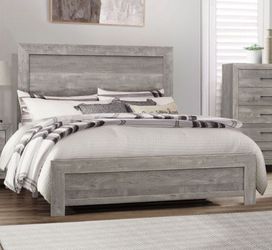 Corbin gray queen bed