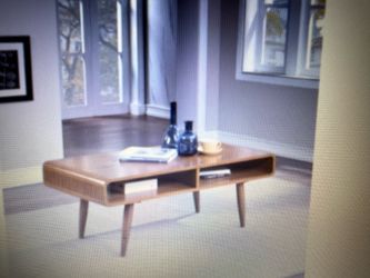 Mid century modern coffee table
