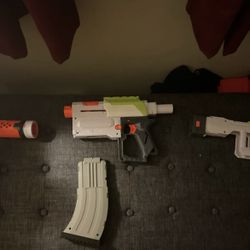 Nerf Gun With 3 Attachment