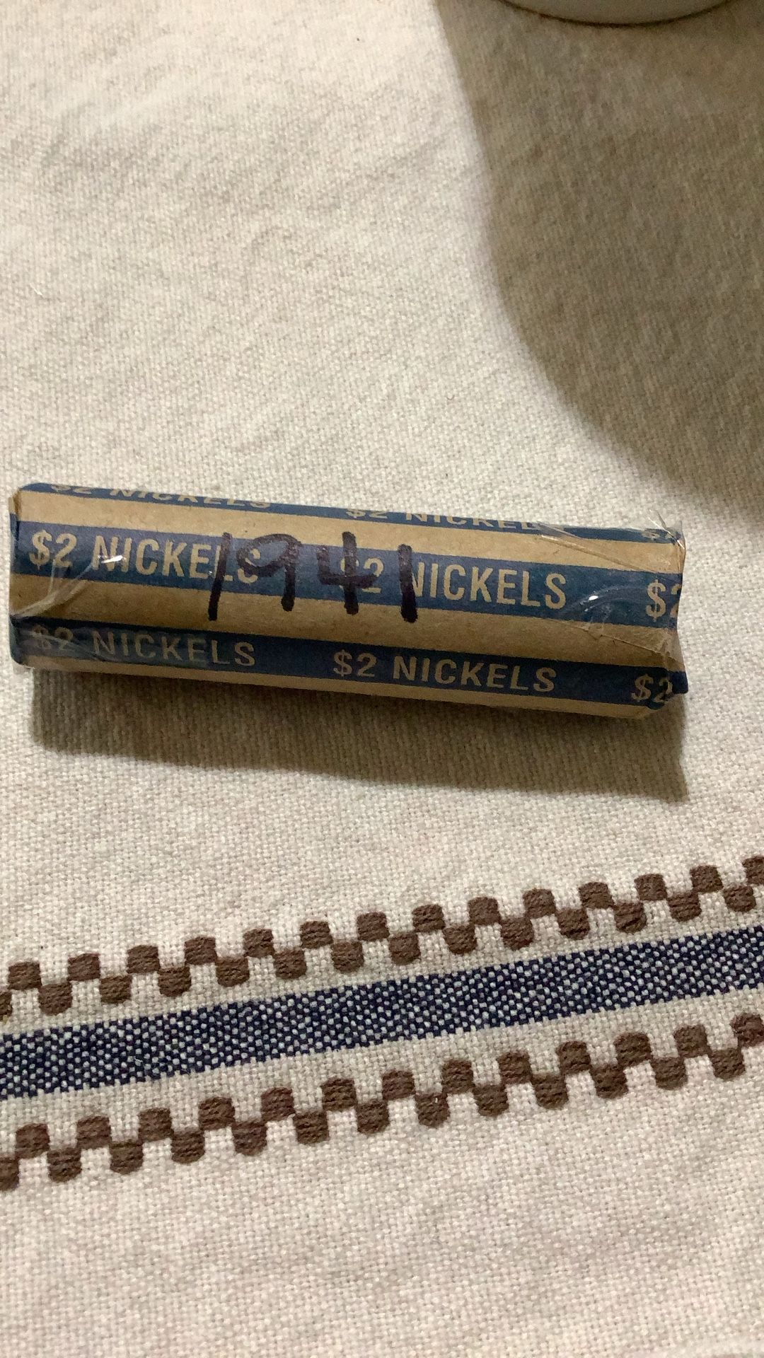 1) Roll Of 1941 Circulated Nickels For Sale
