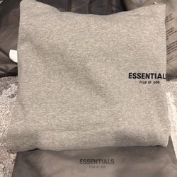 Fear Of God Essentials Hoodie – Dark Oatmeal (SS22) Size: XXL (Extra Extra Large)