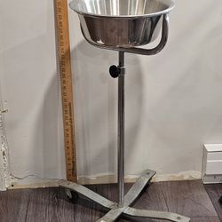 Vintage 1950's Vollrath Hospital Wash Basin Adjustable 