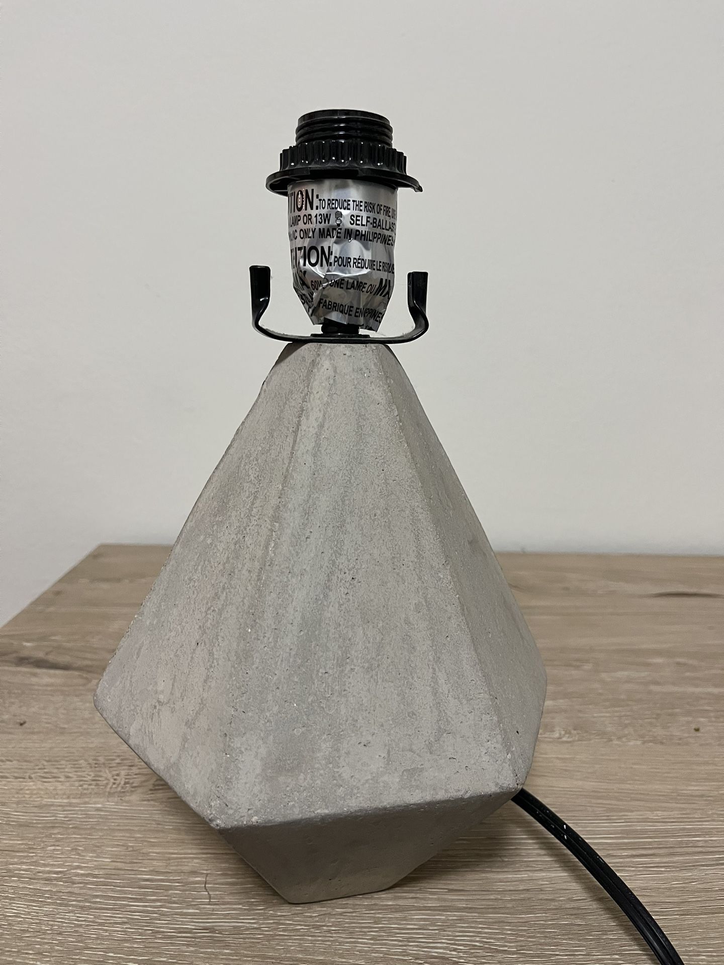 Concrete Lamp Base