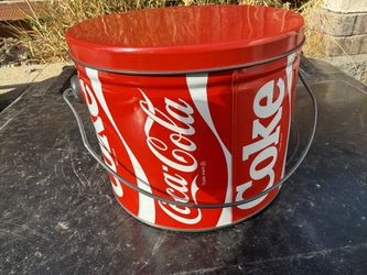 Vintage Round Coca Cola COKE TIN