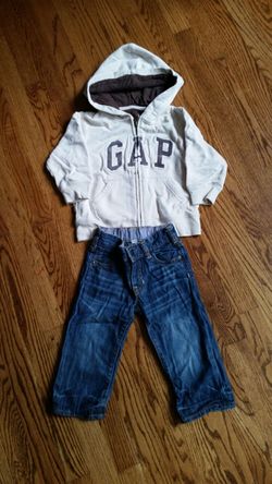 Gap 2T pants and hoodie