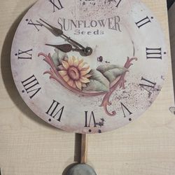 McCall's Pendulum Clock Sunflower Seeds