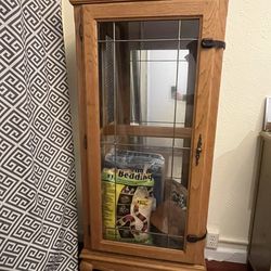 Reptile Terrarium Enclosure Converted Oak Display Case