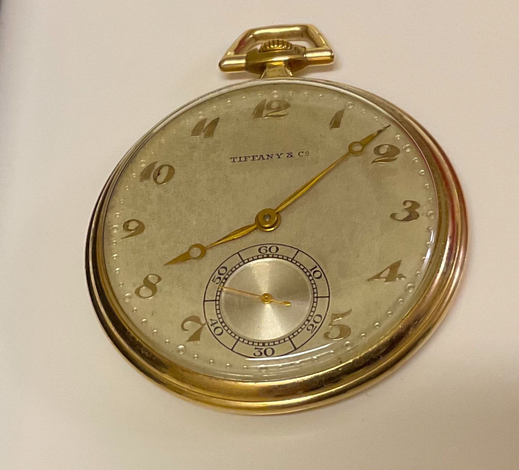 14k Tiffany And Company Pocket Watch