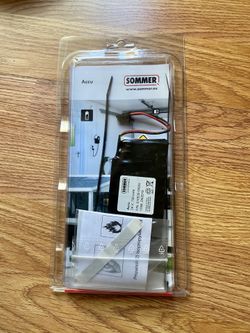 SOMMER ACCU 24v 700mah Integrated battery backup in the garage door opener control